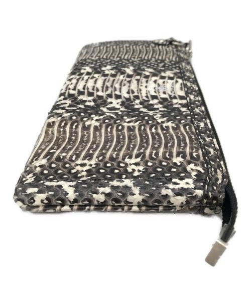 A.D.M.J.（エーディーエムジェイ）A.D.M.J. (エーディーエムジェイ) ショルダーポーチ ホワイト×ブラックの古着・服飾アイテム