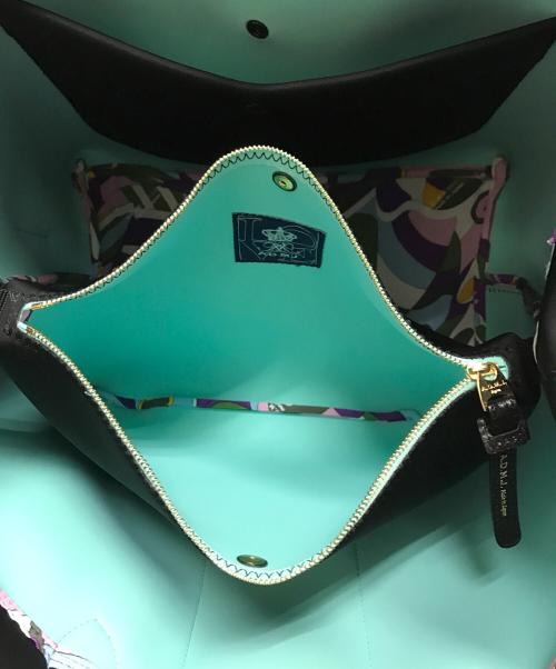 A.D.M.J.（エーディーエムジェイ）A.D.M.J. (エーディーエムジェイ) トートバッグ ブラックの古着・服飾アイテム