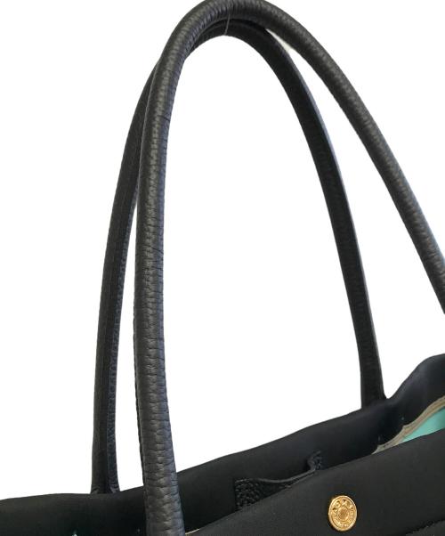 A.D.M.J.（エーディーエムジェイ）A.D.M.J. (エーディーエムジェイ) マジックライトステッチ刺しゅうトート ブラックの古着・服飾アイテム