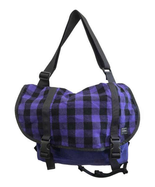 HEAD PORTER（ヘッドポーター）HEAD PORTER (ヘッドポーター) メッセンジャーバッグ パープルの古着・服飾アイテム