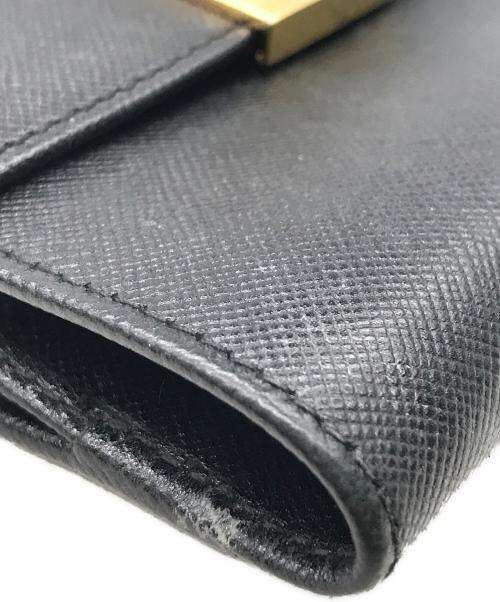 Salvatore Ferragamo（サルヴァトーレ フェラガモ）Salvatore Ferragamo (サルヴァトーレ フェラガモ) 3つ折り財布 ブラックの古着・服飾アイテム