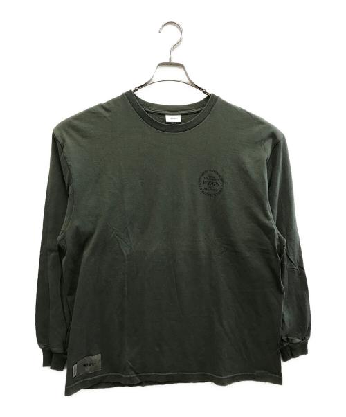WTAPS（ダブルタップス）WTAPS (ダブルタップス) 長袖カットソー グリーン サイズ:01の古着・服飾アイテム