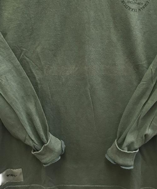 WTAPS（ダブルタップス）WTAPS (ダブルタップス) 長袖カットソー グリーン サイズ:01の古着・服飾アイテム