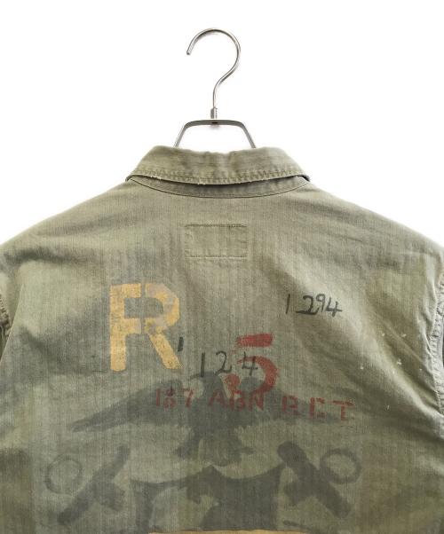 RALPH LAUREN（ラルフローレン）RALPH LAUREN (ラルフローレン) ヴィンテージカバーオールジャケット オリーブ サイズ:Sの古着・服飾アイテム