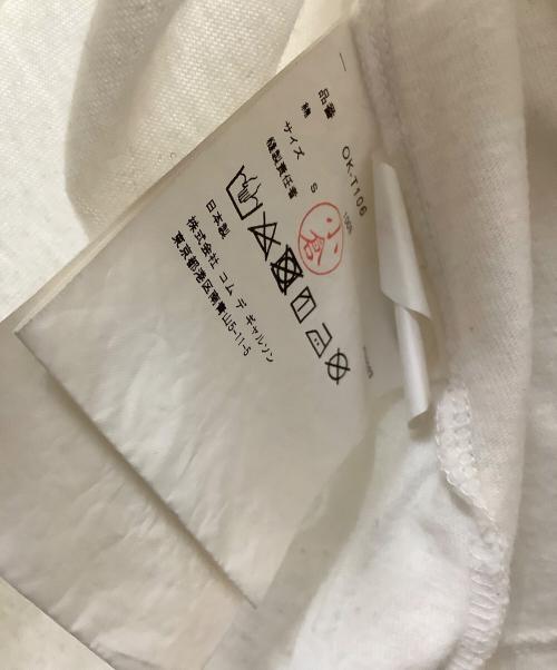 COMME des GARCONS（コムデギャルソン）COMME des GARCONS (コムデギャルソン) Tシャツ ホワイト サイズ:Sの古着・服飾アイテム