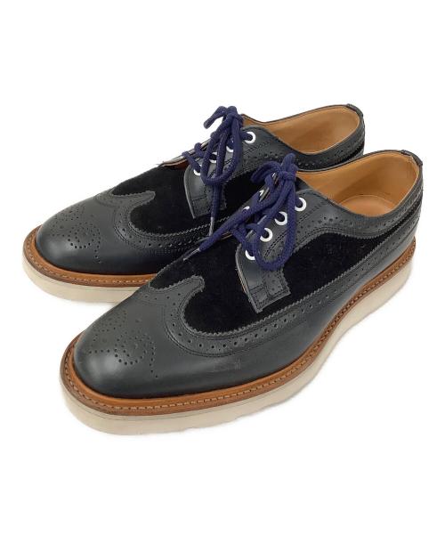 SANDERS（サンダース）SANDERS (サンダース) ドレスシューズ ネイビー サイズ:7　1/2の古着・服飾アイテム
