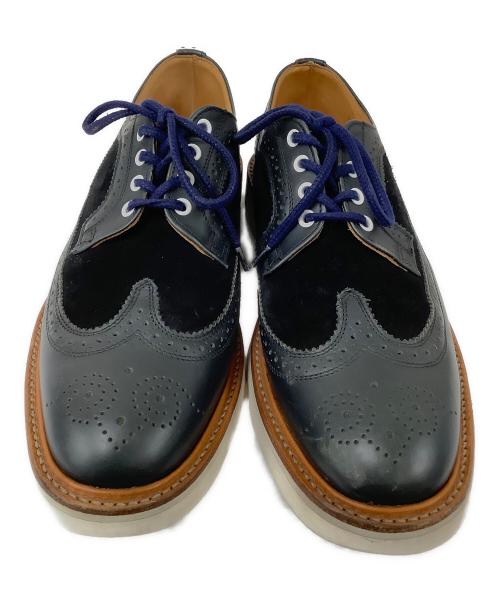 SANDERS（サンダース）SANDERS (サンダース) ドレスシューズ ネイビー サイズ:7　1/2の古着・服飾アイテム