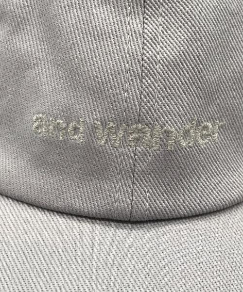 and wander（アンドワンダー）and wander (アンドワンダー) キャップ スカイブルー サイズ:Fの古着・服飾アイテム