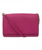 TORY BURCHトリーバーチ）の古着「ショルダーバッグ」｜ショッキングピンク
