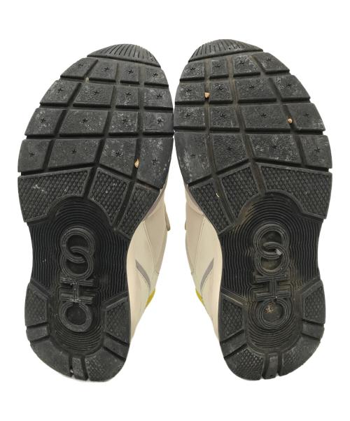 JIMMY CHOO（ジミーチュウ）JIMMY CHOO (ジミーチュウ) スニーカー イエロー×ベージュ サイズ:38の古着・服飾アイテム