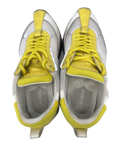 JIMMY CHOO（ジミーチュウ）JIMMY CHOO (ジミーチュウ) スニーカー イエロー×ベージュ サイズ:38の古着・服飾アイテム
