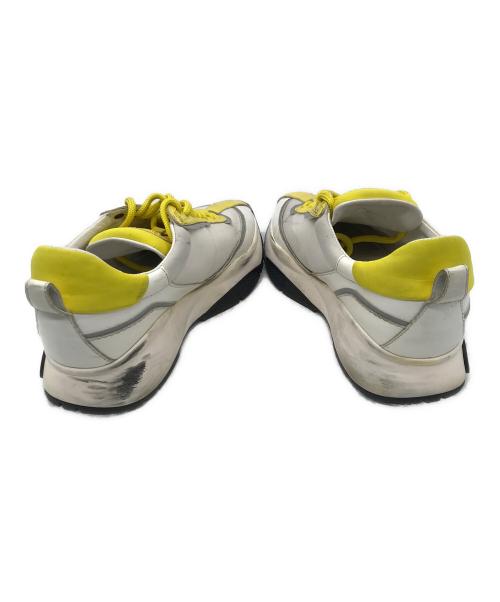 JIMMY CHOO（ジミーチュウ）JIMMY CHOO (ジミーチュウ) スニーカー イエロー×ベージュ サイズ:38の古着・服飾アイテム