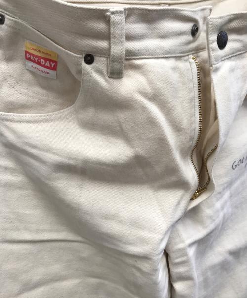 PAY DAY（ペイデイ）PAY DAY (ペイデイ) デニムパンツ ホワイト サイズ:38の古着・服飾アイテム