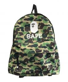 A BATHING APE（ア ベイシング エイプ）の古着「ABC CAMO DAY PACK」｜グリーン