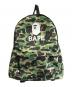 A BATHING APE（ア ベイシング エイプ）の古着「ABC CAMO DAY PACK」｜グリーン