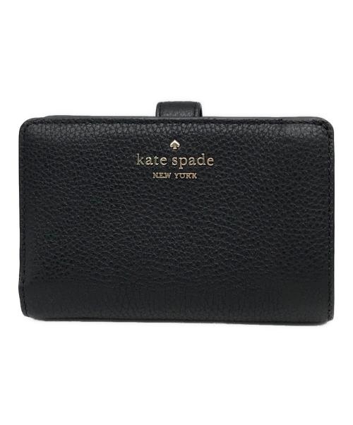 Kate Spade（ケイトスペード）Kate Spade (ケイトスペード) 2つ折り財布 ブラックの古着・服飾アイテム