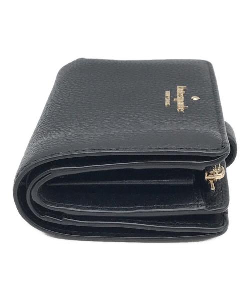 Kate Spade（ケイトスペード）Kate Spade (ケイトスペード) 2つ折り財布 ブラックの古着・服飾アイテム