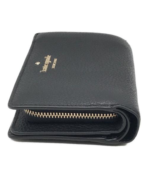 Kate Spade（ケイトスペード）Kate Spade (ケイトスペード) 2つ折り財布 ブラックの古着・服飾アイテム