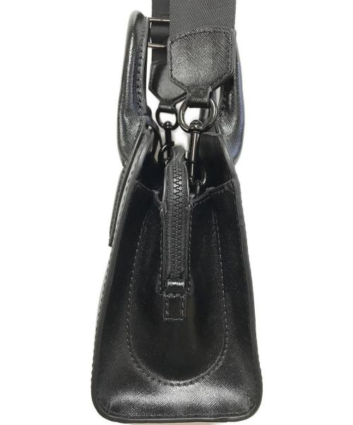MARC JACOBS（マークジェイコブズ）MARC JACOBS (マーク ジェイコブス) 2WAYショルダーバッグ ブラックの古着・服飾アイテム