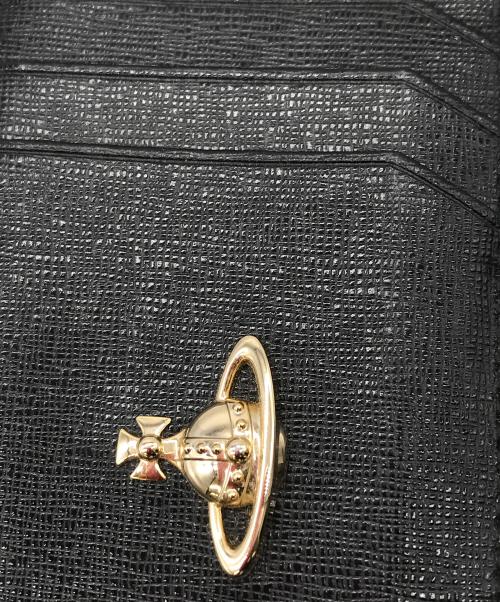Vivienne Westwood（ヴィヴィアンウエストウッド）Vivienne Westwood (ヴィヴィアンウエストウッド) マルチケース ブラック×ゴールドの古着・服飾アイテム
