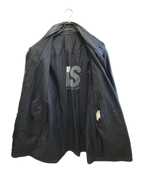 ISSEY MIYAKE（イッセイミヤケ）ISSEY MIYAKE (イッセイミヤケ) ラムレザーコート ブラック サイズ:9の古着・服飾アイテム