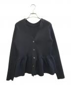 Omekashiオメカシ）の古着「ニットカーディガン」｜ブラック
