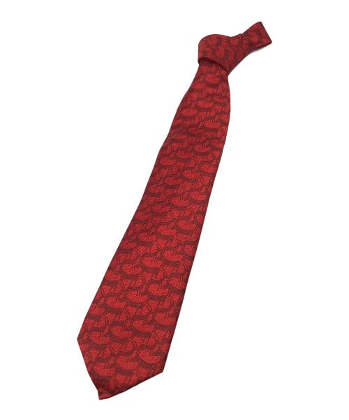 BVLGARI（ブルガリ）BVLGARI (ブルガリ) ネクタイ レッド サイズ:不明の古着・服飾アイテム