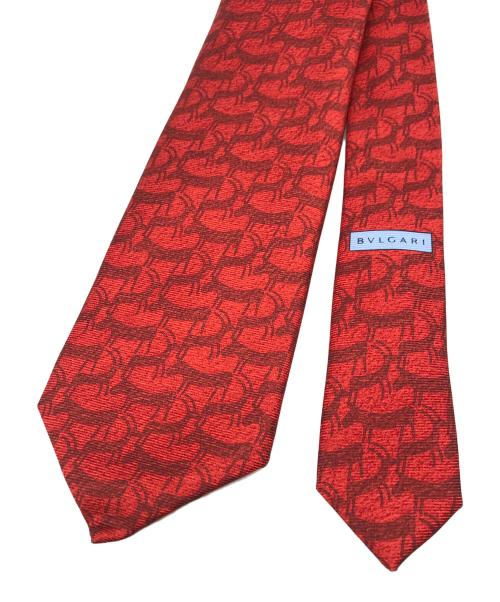 BVLGARI（ブルガリ）BVLGARI (ブルガリ) ネクタイ レッド サイズ:不明の古着・服飾アイテム