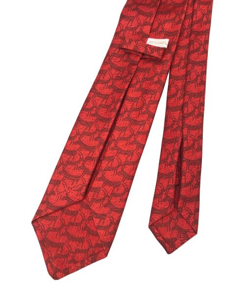 BVLGARI（ブルガリ）BVLGARI (ブルガリ) ネクタイ レッド サイズ:不明の古着・服飾アイテム