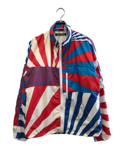 Bohemians（ボヘミアンズ）Bohemians (ボヘミアンズ) ナイロンジャケット レッド×ブルー サイズ:Mの古着・服飾アイテム