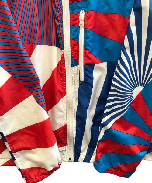 Bohemians（ボヘミアンズ）Bohemians (ボヘミアンズ) ナイロンジャケット レッド×ブルー サイズ:Mの古着・服飾アイテム