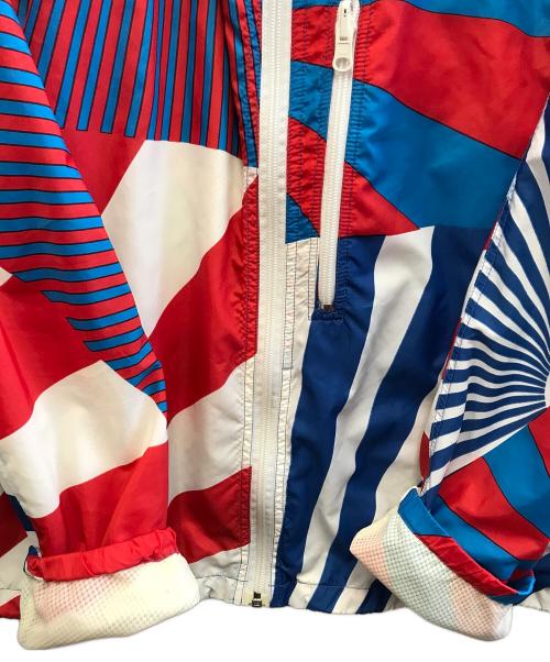 Bohemians（ボヘミアンズ）Bohemians (ボヘミアンズ) ナイロンジャケット レッド×ブルー サイズ:Mの古着・服飾アイテム