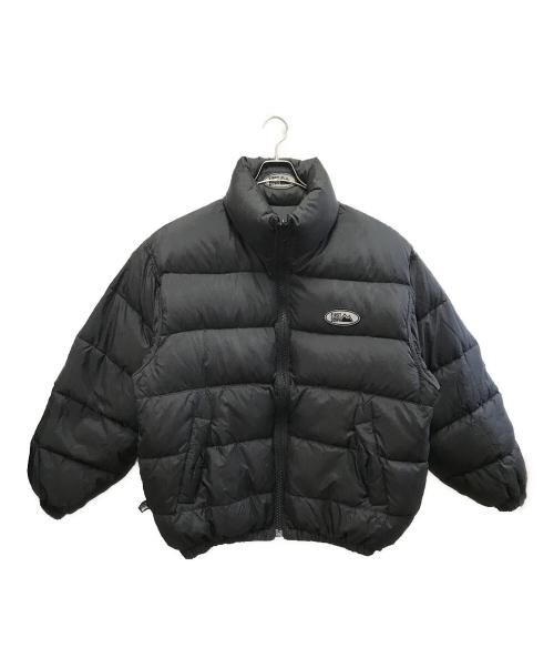 FIRST DOWN（ファーストダウン）FIRST DOWN (ファーストダウン) リバーシブルダウンジャケット ブラック サイズ:Lの古着・服飾アイテム