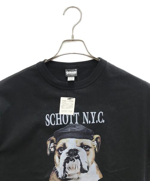 Schott（ショット）Schott (ショット) 半袖カットソー ブラック サイズ:L 未使用品の古着・服飾アイテム