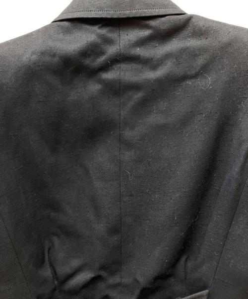 Yves Saint Laurent（イヴサンローラン）Yves Saint Laurent (イヴサンローラン) 金釦ダブルボタンテーラードジャケット ブラック サイズ:Sの古着・服飾アイテム