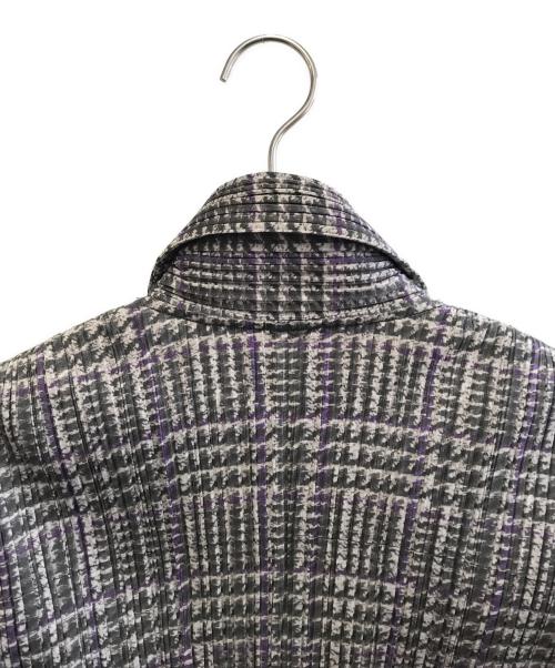 PLEATS PLEASE（プリーツプリーズ）PLEATS PLEASE (プリーツプリーズ) プリーツジャケット グレー サイズ:不明の古着・服飾アイテム