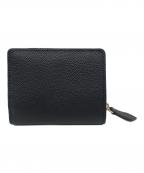 HushTugハッシュタグ）の古着「ピュアシュリンクレザー ミディアムウォレット」｜ブラック