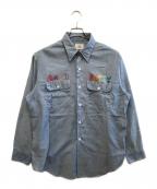 big mac×J.C.PENNYビッグマック×ジェーシーペニー）の古着「シャンブレーシャツ」｜スカイブルー
