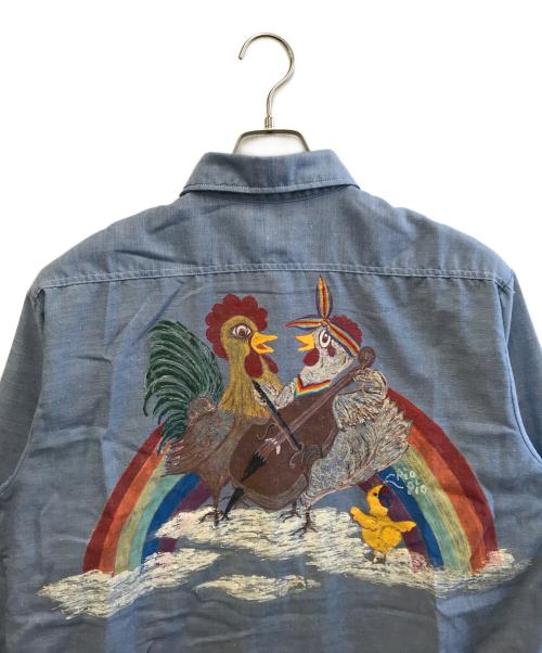 big mac（ビッグマック）BIG MAC (ビッグマック) J.C.PENNY (ジェーシーペニー) シャンブレーシャツ スカイブルー サイズ:不明の古着・服飾アイテム