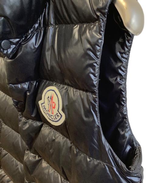MONCLER（モンクレール）MONCLER (モンクレール) ダウンベスト ブラック サイズ:不明の古着・服飾アイテム