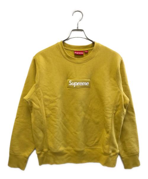 SUPREME（シュプリーム）Supreme (シュプリーム) BOX LOGO クルーネックスウェット イエロー サイズ:Sの古着・服飾アイテム