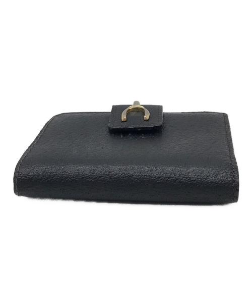 GUCCI（グッチ）GUCCI (グッチ) 2つ折り財布 ブラックの古着・服飾アイテム