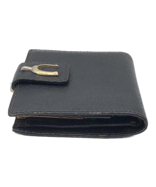 GUCCI（グッチ）GUCCI (グッチ) 2つ折り財布 ブラックの古着・服飾アイテム