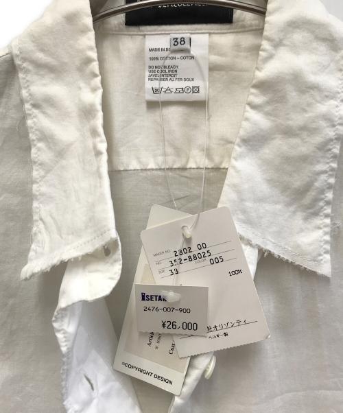 ANN DEMEULEMEESTER（アンドゥムルメステール）ANN DEMEULEMEESTER (アンドゥムルメステール) シャツ ホワイト サイズ:38の古着・服飾アイテム