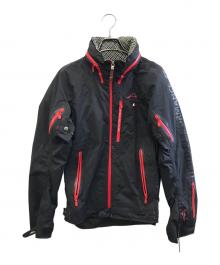 KUSHITANI（クシタニ）の古着「ナイロンジャケット」｜ブラック×レッド