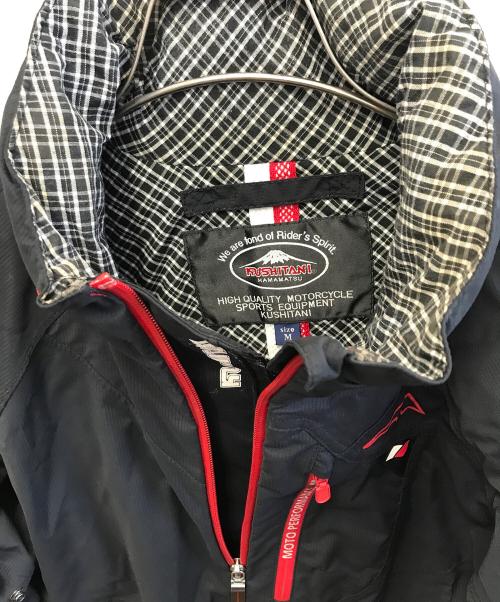 KUSHITANI（クシタニ）KUSHITANI (クシタニ) ナイロンジャケット ブラック×レッド サイズ:Mの古着・服飾アイテム