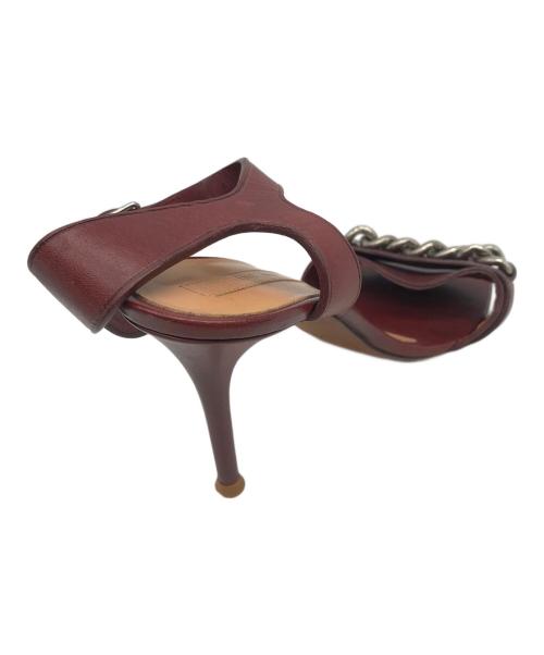 CELINE（セリーヌ）CELINE (セリーヌ) レザーチェーンサンダル ブラウン サイズ:36.5の古着・服飾アイテム