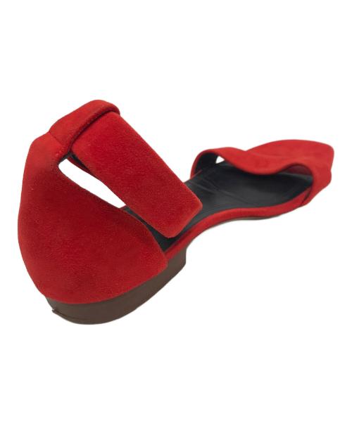 CELINE（セリーヌ）CELINE (セリーヌ) ストラップサンダル レッド サイズ:37.5の古着・服飾アイテム