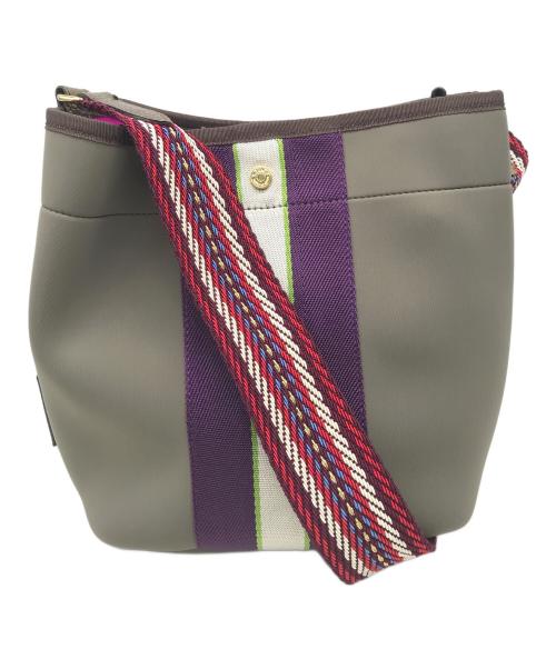 A.D.M.J.（エーディーエムジェイ）A.D.M.J. (エーディーエムジェイ) ショルダーバッグ グレーの古着・服飾アイテム