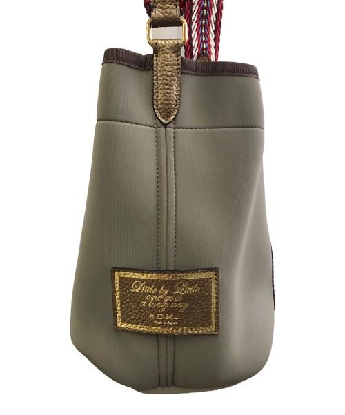 A.D.M.J.（エーディーエムジェイ）A.D.M.J. (エーディーエムジェイ) ショルダーバッグ グレーの古着・服飾アイテム